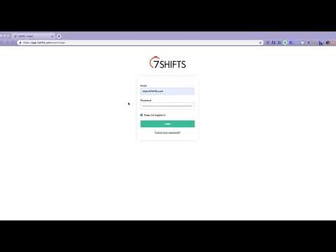 7shifts - How to Log in