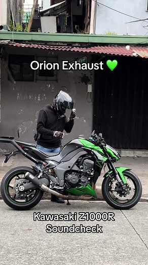 Kawasaki Z1000R Orion Exhaust Soundcheck