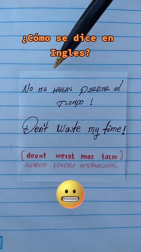 Aprende a pronunciar en ingles oraciones 😁#cursodeingles #clasedeingles #inglespersonalizado #inglesamericano #estudiaringles #estudiaingles #cursoingles #inglesnativo #inglesencasa #inglesparticular #profesordeingles #hablaingles #aprendiendoingles #cursosdeingles #inglesfacilyrapido #clasesdespeaking #inglesdivertido #inglesonline #inglesparatodos #inglesbasico | Ingles en 90 Días