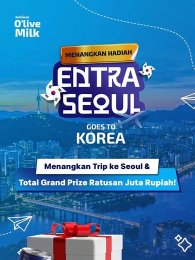 Menangkan Trip ke Korea Gratis dengan O'live Milk!