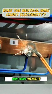 Does the Neutral Wire Carry Electricity? Here’s the Truth⚡💡 Like❣️ comments📋 Share📤 . #neutralwire #neutralline #groundvsneutral #highvoltage #powerlines | Spark Labs
