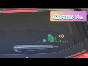 Led Car Sign Unboxing & First Use - USB 5V Scrolling Message Led Matrix Panel