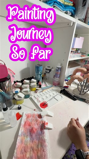 Painting Journey so Far #reborn #rebornbaby #rebornpainting #paintingreborns