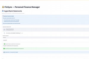 FinSync - AI-Powered Financial Assistant