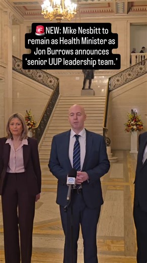 CoolFM News on Instagram: "🚨NEW: Mike Nesbitt to remain as Health Minister as Jon Burrows announces ‘senior UUP leadership team.’ ✅️Incoming UUP Leader Jon Burrows has confirmed Mike Nesbitt will remain in his role as Health Minister. 🔵Incoming Deputy Leader Diana Armstrong will serve as the party’s Chief Whip from next week. ⁉️Mr Burrows did not indicate whether current Deputy Leader Robbie Butler will remain as DAERA Committee Chair. He says he will inform party members before speaking publi