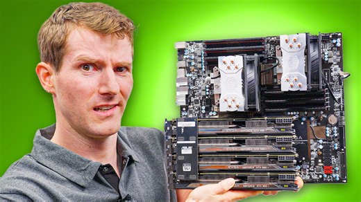 【官方双语】十年前的万刀电脑能有多差？ -双至强X5690 四路SLI#linus谈科技