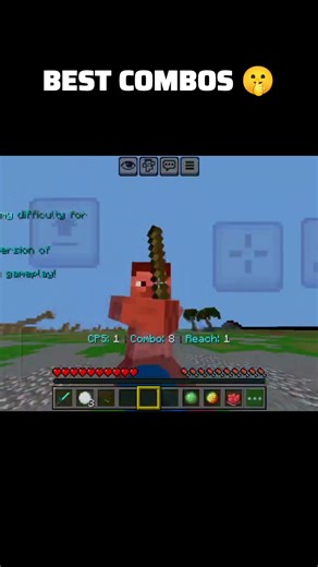 INSANE COMBO TUTORIAL ☠️☠️ #minecraft #minecraftgameplay #gaming #combotutorial