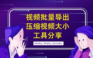 【工具分享】一个可以批量输出视频 又可以改变视频格式及大小的实用工具分享
