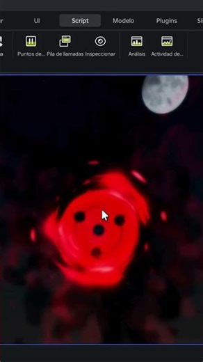 Sharingan VFX Roblox Studio 👁️ Anime Effect Showcase