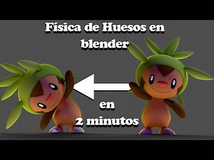 ¡Bone Physics in 2 minutes Blender! (english sub)