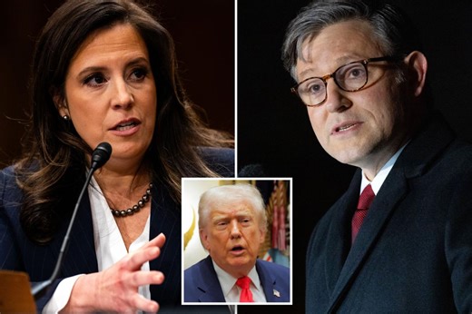 Elise Stefanik unloads on Speaker Johnson’s GOP leadership, gets Trump to intervene on fixing ‘Comey loophole’