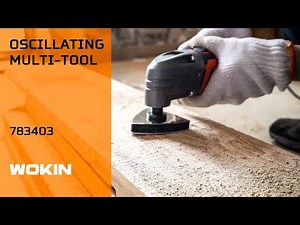 WOKIN Oscillating Multi-Tool 6 Variable Speed DIY Tool Kit for Cutting Sanding Slotting