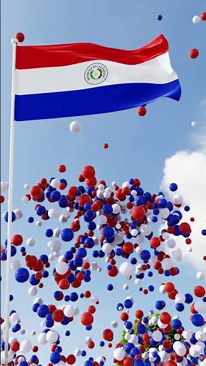 Paraguay National Anthem and Flag 🇵🇾 #anthem #paraguay