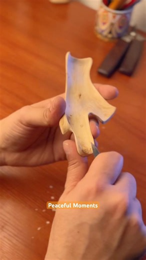 A collection of peaceful moments, Hand carving #handmade #asmr #woodcarving