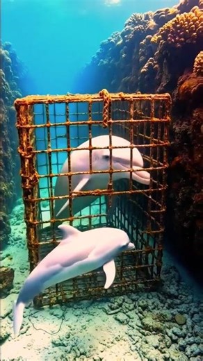 Dolphin in Trouble… Brave Rescue Team Save him