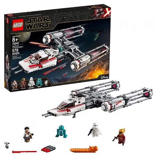 LEGO Star Wars: The Rise of Skywalker Resistance Y-Wing Starfighter 75249 Building Kit