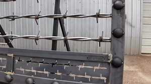 Our latest and greatest creation! Heading to Fort Worth Texas. #Ranch #gate #fy #fyp | The Iron Anvil