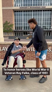 What is Mission 3:12? An initiative created by Aggie safety Marcus Ratcliffe to honor our World War II Veterans by raising funds to send them back to Normandy and other places around the world where they fought. How does it work? For every turnover forced by the Aggie’s defense this season, safety Marcus Ratcliffe will donate $312 to Walk Among Heroes, which will be utilized to send World War II Veterans back to Normandy for the 81st Anniversary of D-Day in June 2025. The ‘3’ represents Marcus’s