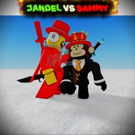 Jandel Vs Sammy | Epic Battle🔥 #roblox #edit #viralshorts #like #valepro