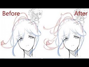 Medibang Paint Pro 新手單馬尾教學 + 15分鐘Speed Paint
