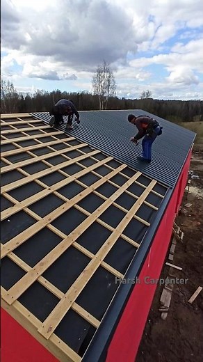 Correct Installation And Cutting Of Metal Profile Roofing