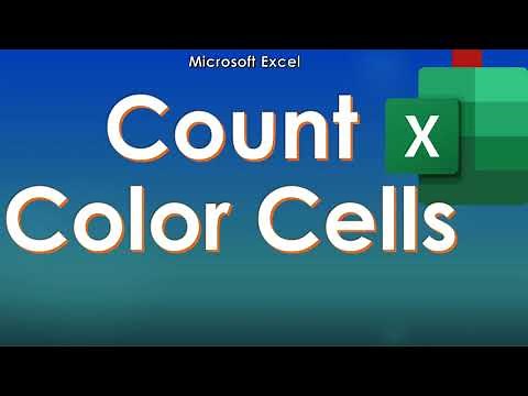 How to Count Colored Cells in Excel | Background Color of Cells