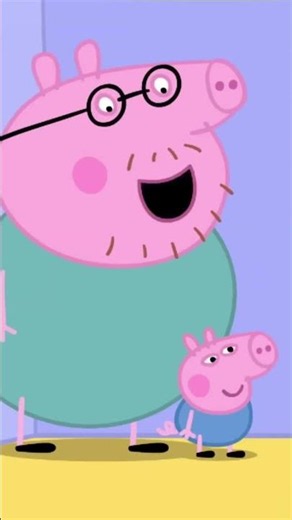 Peppa & George Learn About GROWING UP! 📏 #peppapig #shorts