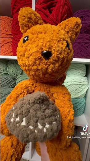 Crochet squirrel pattern by TheWonderCrochet on Etsy! #crochet #amigurumi #smallbusiness #squirrel