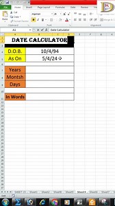 1.1K views · 25 reactions |  Age Calculation in Excel  || Age Calculator || Excel Interview Questions || How to calculate Age #exceltech #agecalculation #agecalculator #shorts #dktech #exceltech #howto #dktech | DK TECH | Facebook