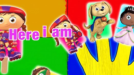 Lollipop finger family collection with Super Why. Nursery rhymes for babys by Lollipop Finger Family