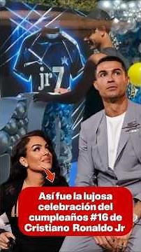 Así fue la lujosa celebración del cumpleaños #16 de Cristiano Ronaldo Junior 🎂⚽️😍#viral #parati