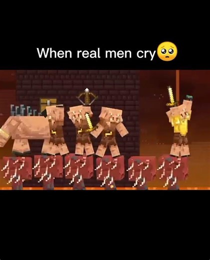 Uploading until i get 1 million views when real men cry animation :Alan becker music#minecraft