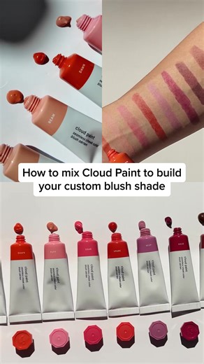 4K views | Mix, match and play with Glossier's Cloud Paint for a blush all your own. | Glossier | Facebook