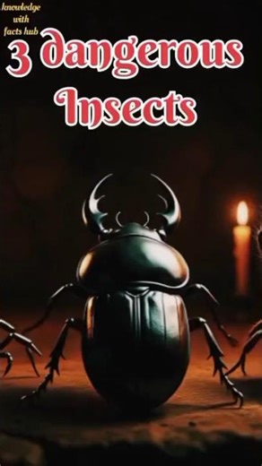 3 Most Dangerous Insects in the World