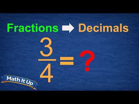 How to convert fractions to decimals (step by step)