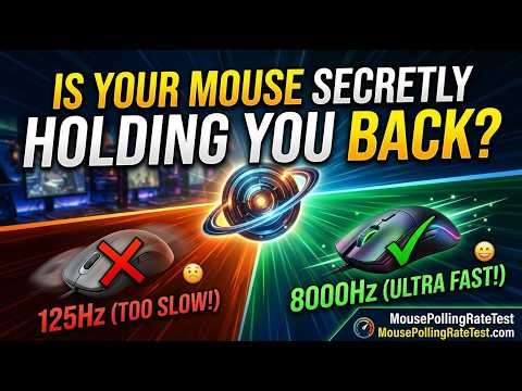 Mouse Polling Rate Explained: 125Hz vs 1000Hz vs 8000Hz