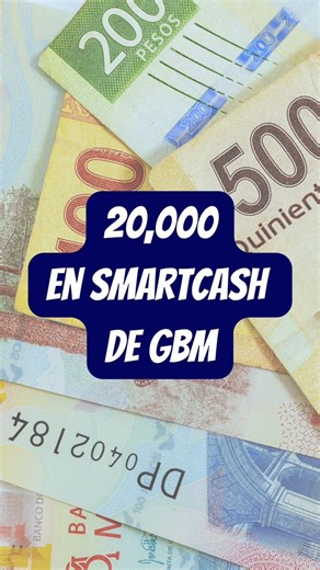 Esto se gana en Smart Cash de GBM al invertir 20,000 pesos. #invertir #gbm #inversiones | Xyménez Be