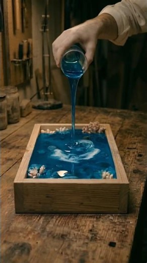 A Real Ocean Inside a Table 😳🌊