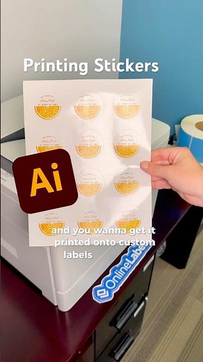 How to Print Stickers from Adobe Illustrator 🎨