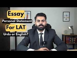 How to write Essay and Personal Statement for LAT Test | The Law Channel