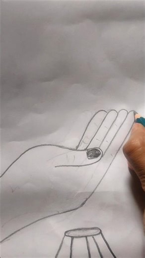 girls hand #drawing