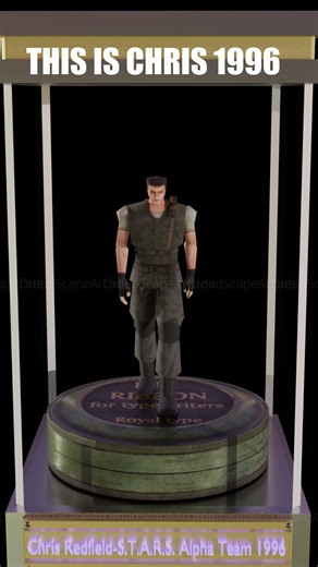 Chris Redfield 1996 – The OG Legend 🧬👊