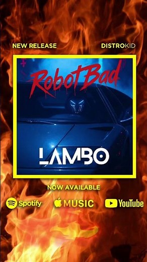 LAMBO now live! Full music video, human lyrics #RobotBad #RobotBadLambo #glitch #rock