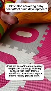 14 reactions | Babies use their feet and toes for sensory learning and exploring their environment. Letting them be barefoot sometimes (in safe spaces) can help with balance, coordination, and motor skills. But always make sure their feet are warm enough, since babies can’t regulate temperature as well as adults #foryou #reels #baby #followers #mom | Mama G Vlog | Facebook