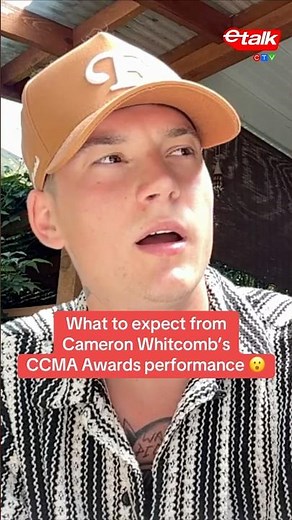 What to expect from Cameron Whitcomb’s CCMA Awards performance 😮