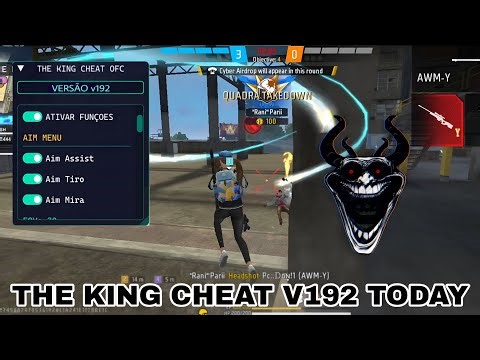 the king cheat v192 | free fire mod menu | free fire hack | the king cheat I'd ban problem | key
