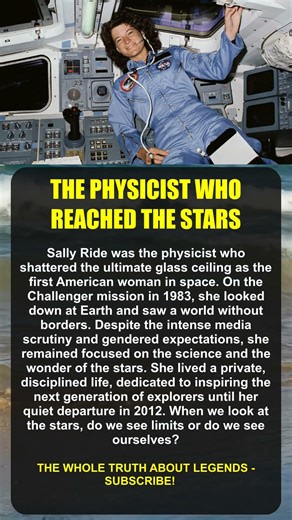 THE WOMAN WHO REACHED THE STARS: Sally Ride #SallyRide #NASA