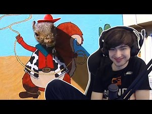 Super Reacts to Backyard Squirrel Maze 1.0- Ninja Warrior Course by Mark Rober w/Chat