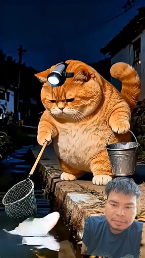 Smart Cat Fishing Skills #viralvideo #trending #shortsvideo