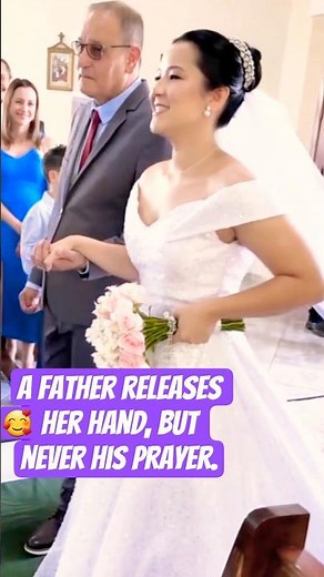 A Father’s Kiss Before Giving Her Away #shorts